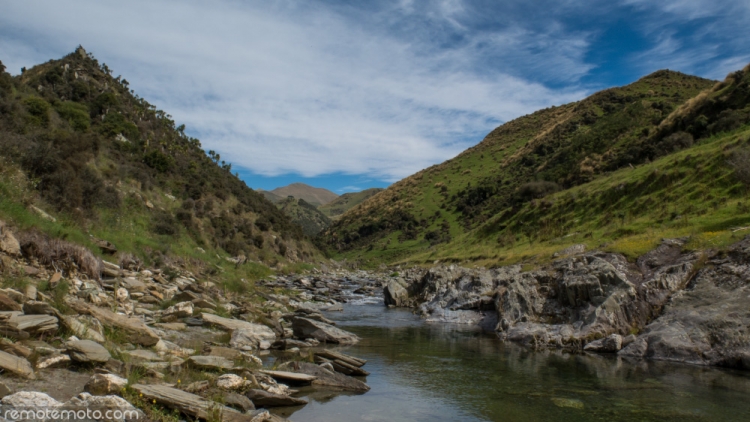 Looking up the Maerewhenua North Branch