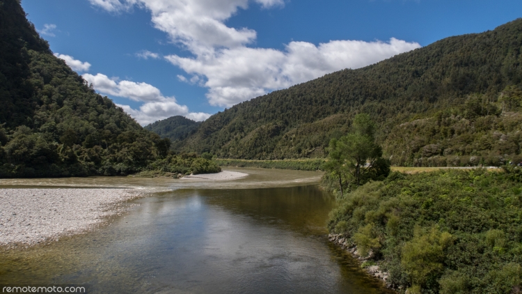 Looking downstream from the bridge