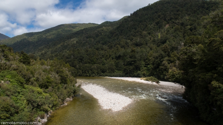 Looking upstream from the bridge